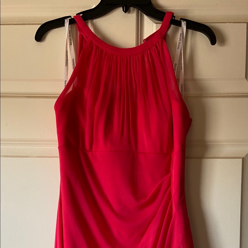 David’s bridal chiffon dress